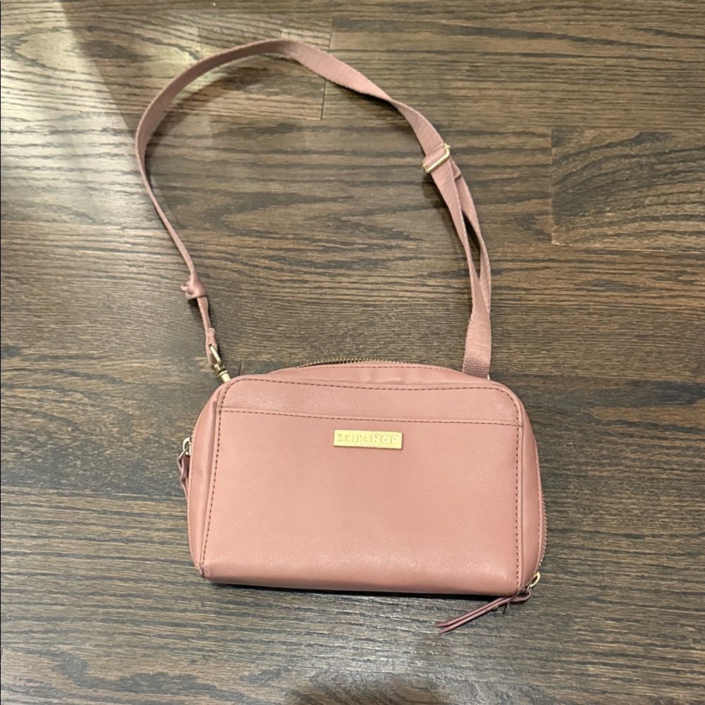 Dusty Pink Skip Hop brand hip bag